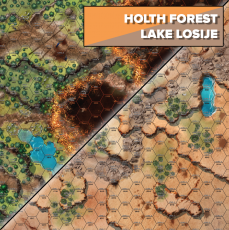 Battletech BattleMat Holth Forest / Lake Losiije