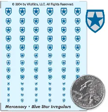 Blue Star Irregulars Decals Blue Star Irregulars Decals