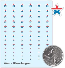 Waco Rangers (old) Decals Waco Rangers (old) Decals