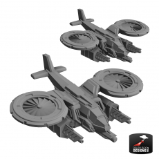 Solar Shift - Nabile Attack VTOL mit Rail Guns (2er Pack)