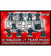 Southern Infantry (2 Squads & 1 Team) Pack