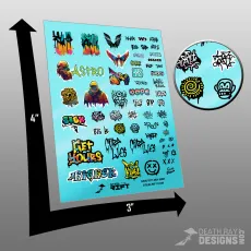 Graffiti Decals #1