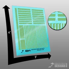 Checkers Decals (Green and White) Checkers Decals (Green and White)