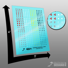 Warning Markings Decals #1