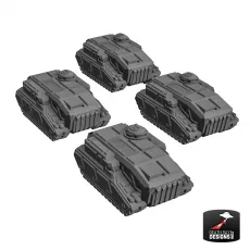 Solar Shift - Leatherback Tracked APC (4er Set) Solar Shift - Leatherback Tracked APC (4er Set)