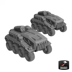 Solar Shift - Leatherback A1 Wheeled APC (Mulit Weapon) (2er Set) Solar Shift - Leatherback A1 Wheeled APC (Mulit Weapon) (2er Set)