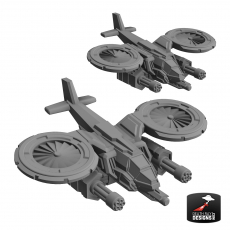 Solar Shift - Nabile Attack VTOL with Gatling Guns (2er Set)