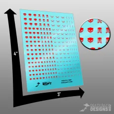 Pirate - Red Decals Pirate - Red Decals