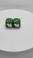 Battletech Würfel - Clan Jade Falcon (2er Set) Battletech Würfel - Clan Jade Falcon (2er Set)