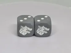 Battletech Würfel - Clan Wolf (2er Set) Battletech Würfel - Clan Wolf (2er Set)