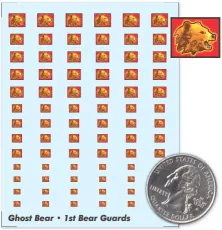 Clan Ghost Bear - 1st Bear Guard Decals Clan Ghost Bear - 1st Bear Guard Decals