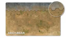 HexTech - GameMat#1 (Grasslands/Arid/Urban)