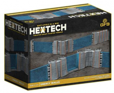 HexTech Trinity City Energy Walls (26) Grey/Blue