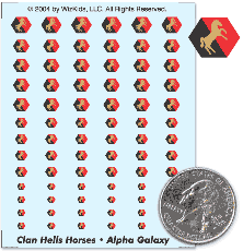 Clan Hells Horses - Alpha Galaxy Decals