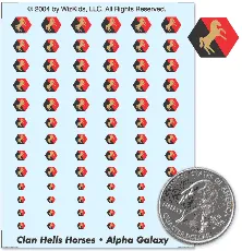 Clan Hells Horses - Alpha Galaxy Decals Clan Hells Horses - Alpha Galaxy Decals
