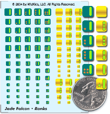 Clan Jade Falcon - Rangs and Insignia