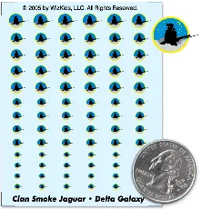 Clan Smoke Jaguar - Delta Galaxy Decals Clan Smoke Jaguar - Delta Galaxy Decals