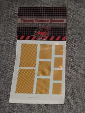 Checkers - Yellow / Orange Decals