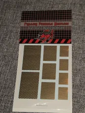 Checkers - Black / Gold Decals Checkers - Black / Gold Decals