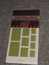 Checkers - Black / Yellow Decals