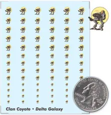 Clan Coyote - Delta Galaxy Decals Clan Coyote - Delta Galaxy Decals