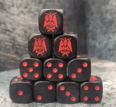 Trench Crusade Würfel - Red Baphomet Trench Crusade Würfel - Red Baphomet