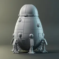 Battletech - Map Scale Dropship Overlord-C Class