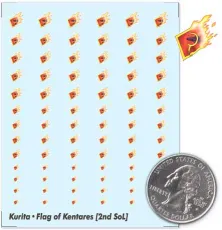 Flag of Kentares Decals Flag of Kentares Decals