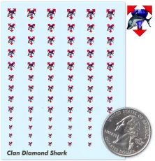 Clan Diamond Shark Decals Clan Diamond Shark Decals