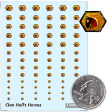Clan Hells Horses Decals