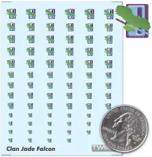 Clan Jade Falcon Decals Clan Jade Falcon Decals