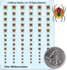 Clan Widowmaker Decals Clan Widowmaker Decals