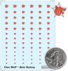 Clan Wolf - Beta Galaxy Decals Clan Wolf - Beta Galaxy Decals