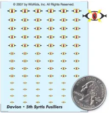 Syrtis Fusiliers Decals - 5th Syrtis Fusiliers Decals - 5th
