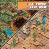 Battletech BattleMat Holth Forest / Lake Losiije Battletech BattleMat Holth Forest / Lake Losiije