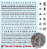 Kill Markers Decals (Weiß)