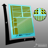 Hazard Stripe Decals (Clean Black and Yellow)