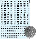 Futura Numbers White Decals - 67-99