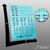 Nose Art - Shark Mouth Decals