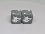 Battletech Würfel - Clan Wolf (2er Set)