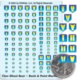 Clan Ghost Bear - Rank and Point Markers