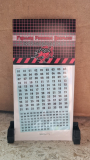 Futura Numbers Black Decals - 34-66