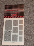 Checkers - Black / Clear Decals