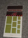 Checkers - Black / Yellow Decals