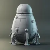 Battletech - Map Scale Dropship Overlord-C Class