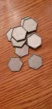 Plastik Hexbasen 30mm mit Rand (10er Pack)