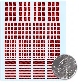 Warning Stripes Black & Red Decals